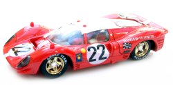 Brumm 1:43 Scale Ferrari 300 P4 Le Mans 1967 - Jean Guichet