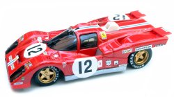 Brumm 1:43 Scale Ferrari 512M Scuderia NART Posey-Adamovicz Le Mans 1971