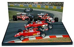 Brumm 1:43 Scale Diorama G.Villeneuve and D.Pironi