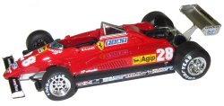 1:43 Scale Ferrari 126 C2 1982 - GP Italia - Mario Andretti