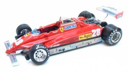 Brumm 1:43 Scale Ferrari 126 C2 1982 - GP San Marino - Didier Pironi