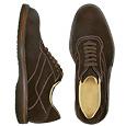 Brunori Dark Brown Italian Suede Lace-up Oxford Shoes