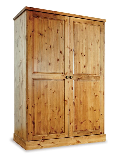 Brunswick Pine Double Grande Wardrobe
