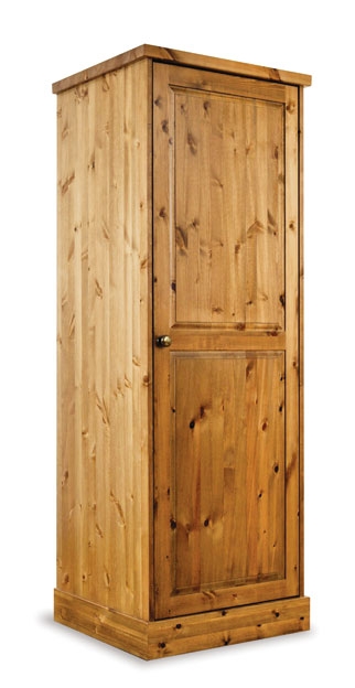 Brunswick Pine Single Grande Wardrobe