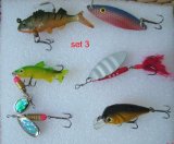 brytec uk 6 fishing lure / hooks....set 3