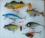 brytec uk 6 fishing lures hooks