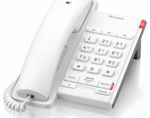 BT Converse 2100 Corded Telephone - White