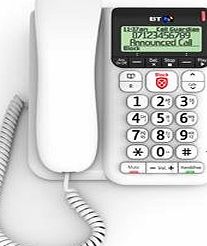 BT Decor 2600-CID-TAM = Answer Machine Version   Call Blocker   Caller Display - Hands Free Speaker Phone (Corded Telephone) - Desk / Table Mounting Bracket Included - Caller ID - TrueCall Advanced Ca