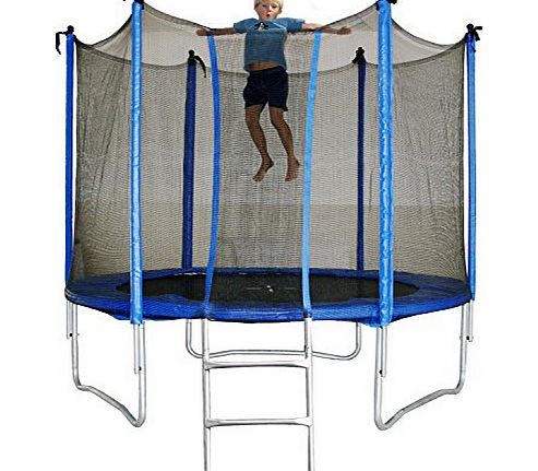 BTM 6FT Sports Trampoline with Safety Enclosure Net Ladder and Cover