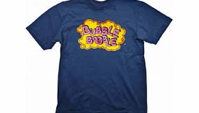 Bubble Bobble Vintage Logo xx-Large Blue T-Shirt