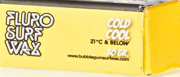 Bubble Gum Neon Yellow Surf Wax - Cool/ Cold