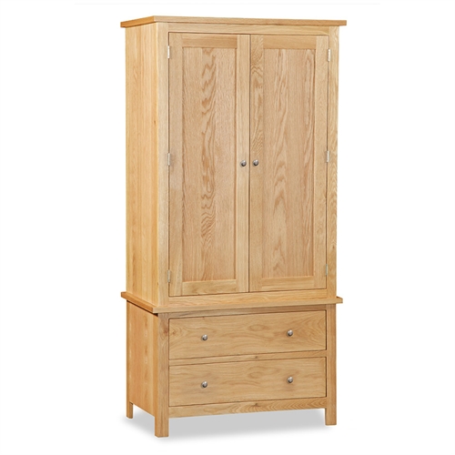 Budget Light Oak Gents Wardrobe 518.009