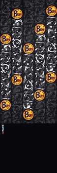 Buff Tribal Logo Jr./Black Kids - Polartec