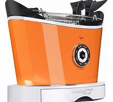 Bugatti 13-VOLOCO Volo 2-slice Toaster - Orange