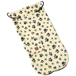 Buggysnuggle Paw Print Footmuff - Beige