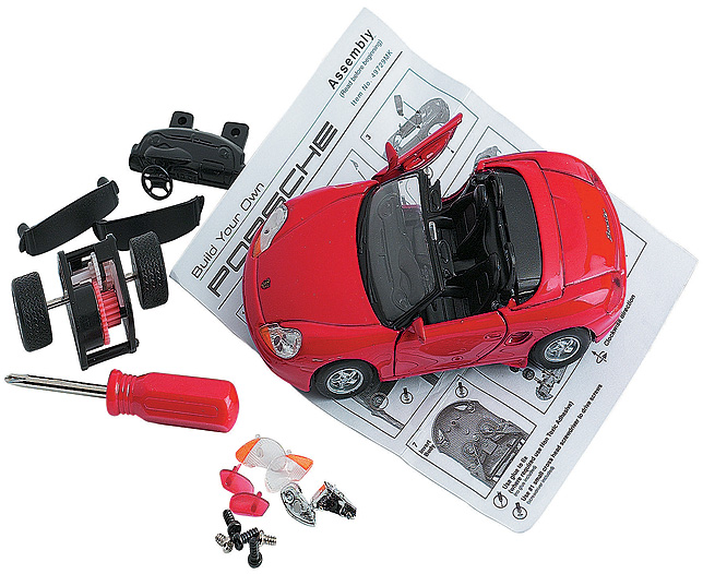 build Your Own Car Models - Porsche