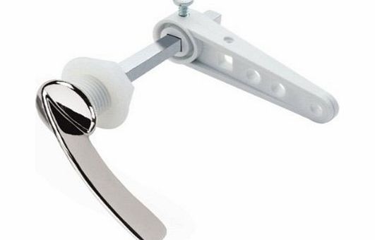 Bulk Hardware Chrome Plated Metal Handle Toilet Cistern