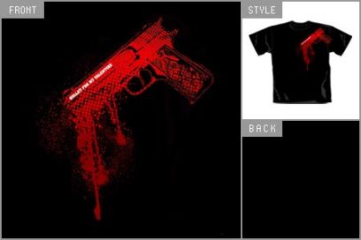bullet for my valentine (Guns Splatter) T-shirt