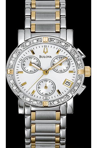 Bulova Bi Colour Ladies Watch 98R98