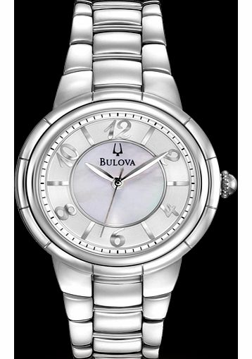 Bulova Dress Stainless Steel Ladies Watch 96L169