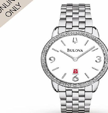 Bulova Ladies Bulova Diamond Gallery Watch 96R183