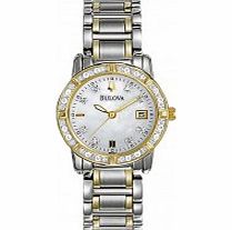 Bulova Ladies Two Tone Highbridge Diamond Watch