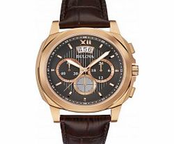 Bulova Mens Dress Brown Chronograph Watch