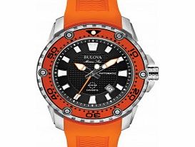 Bulova Mens Marine Star - Satellite Orange Watch