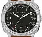 Bulova Mens Military UHF Black Brown Watch