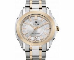 Bulova Mens Precisionist Two Tone Watch
