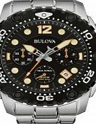 Bulova Mens Sea King UHF Steel Chronograph Watch