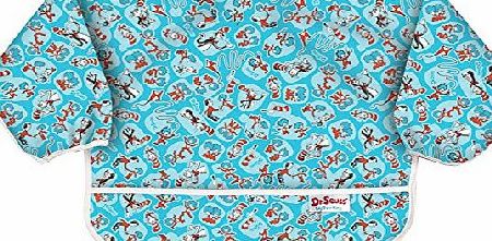 Bumkins Sleeved Bib Dr Seuss Cat in the Hat