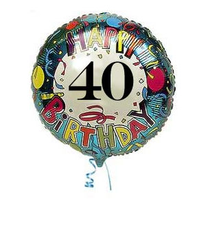 40th Birthday Balloon