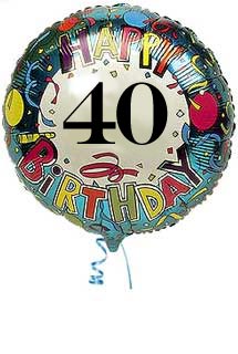Birthday Balloon - 40th