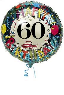 Birthday Balloon - 60th