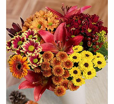 Bunches.co.uk Auburn Fall Large FAUBL