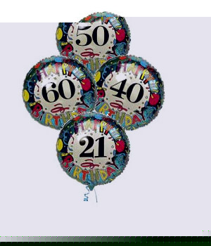 Birthday Age Balloon BHBB