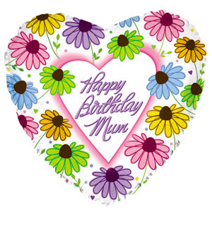 Happy Birthday Mum Balloon BBMUM
