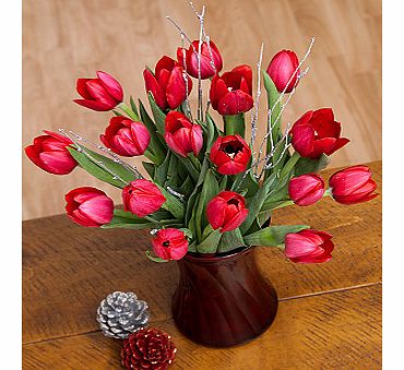 Bunches.co.uk Red Christmas Tulips XRTUL