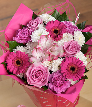 Bunches.co.uk Simply Pink Gift Bag FBSPB