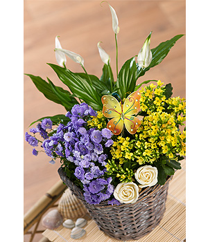 Bunches.co.uk Summer Flower Basket PSMB