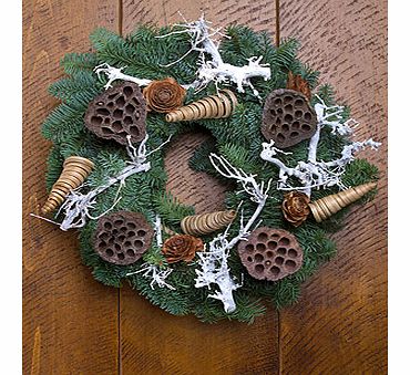 Bunches.co.uk The Woodland Wreath XWWOOD