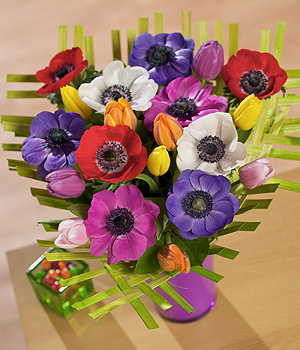 Bunches.co.uk Tulips and Anemone FTUAN