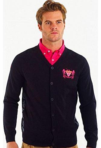 Bunker Mentality Dogtooth Crest Cardigan Black XS