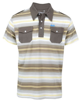 bunker mentality Polo Shirt Blue Skys Mellow