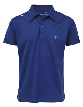 bunker mentality Polo Shirt Playa Bright Navy