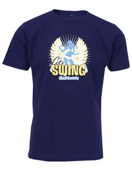 bunker mentality T-Shirt Lets Swing Navy
