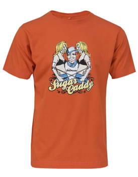 bunker mentality T-Shirt Sugar Caddy Burnt Orange