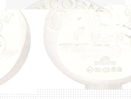 Sterling Silver Capricorn Zodiac Badge