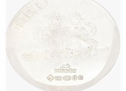 Bunney Sterling Silver Leo Zodiac Badge